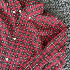 Ralph Lauren Kırmızı Ekoseli Gömlek 6 yaş yılbaşı