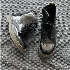 Dr Martens Siyah Rugan Botlar 28 numara