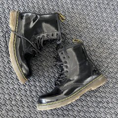 Dr Martens Siyah Rugan Botlar 28 numara