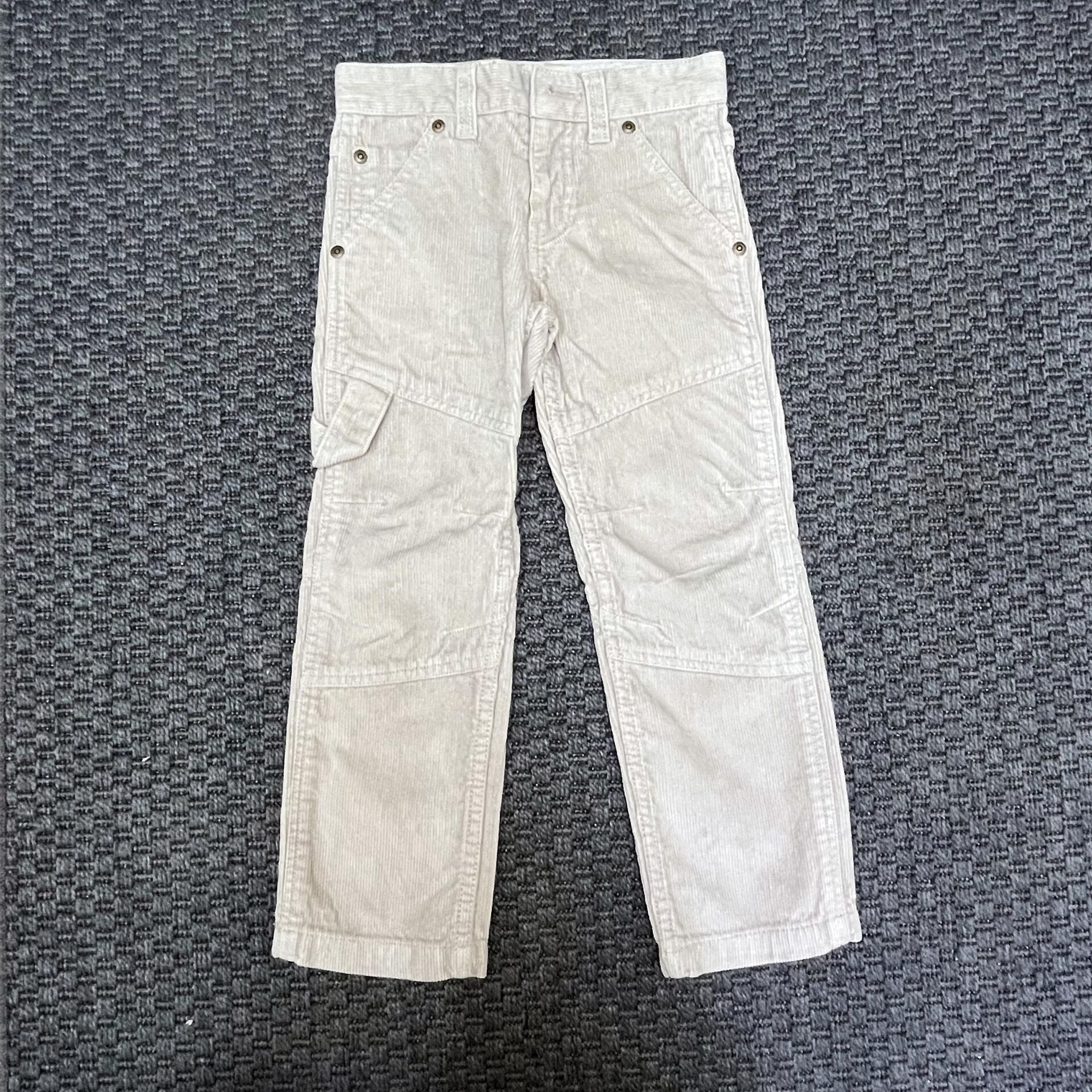The Little White Company Bej Kadife Pantolon 3-4 yaş yılbaşı