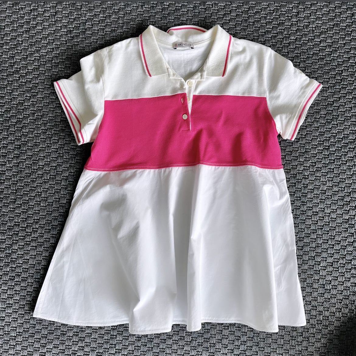 Moncler Pembe Beyaz Elbise 14 yaş/164