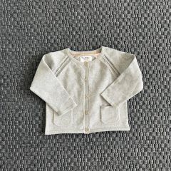 Zara Gri Hırka Kız 9- 12 ay kazak