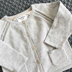 Zara Gri Hırka Kız 9- 12 ay kazak