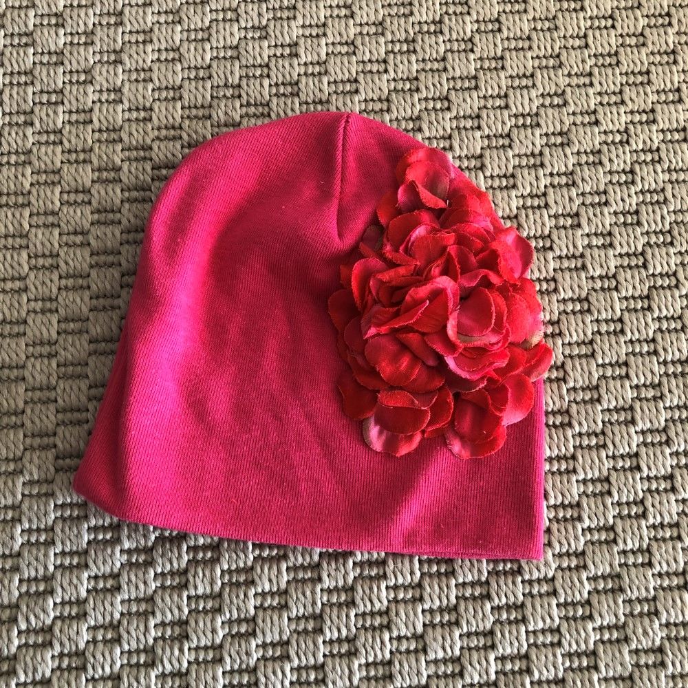 MD Pembe Çiçekli Bere