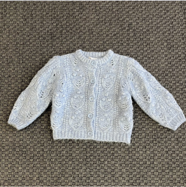 Zara Bebek Mavisi hırka 12 18 ay kazak