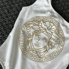 Versace Tek Omuzlu Beyaz Mayo 4 yaş
