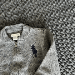 Ralph Lauren Gri Kapşonlu Kazak 24 ay