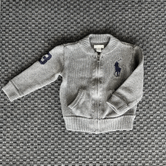Ralph Lauren Gri Kapşonlu Kazak 24 ay