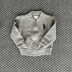 Ralph Lauren Gri Kapşonlu Kazak 24 ay