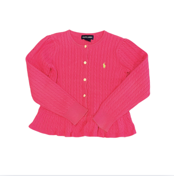 Ralph Lauren Pembe Hırka 5 yaş kazak