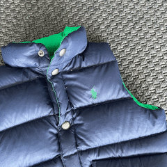 Ralph Lauren Çift Taraflı Giyilebilen Puffer Yelek 3 yaş