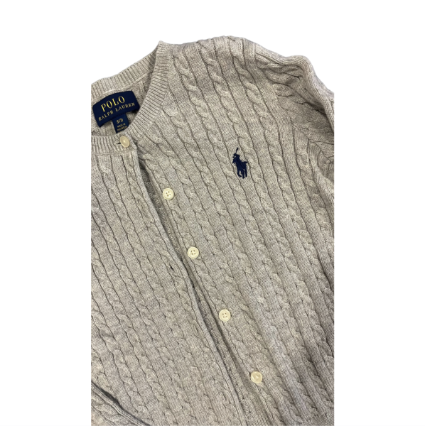 Ralph Lauren Gri hırka Kazak 7 yaş