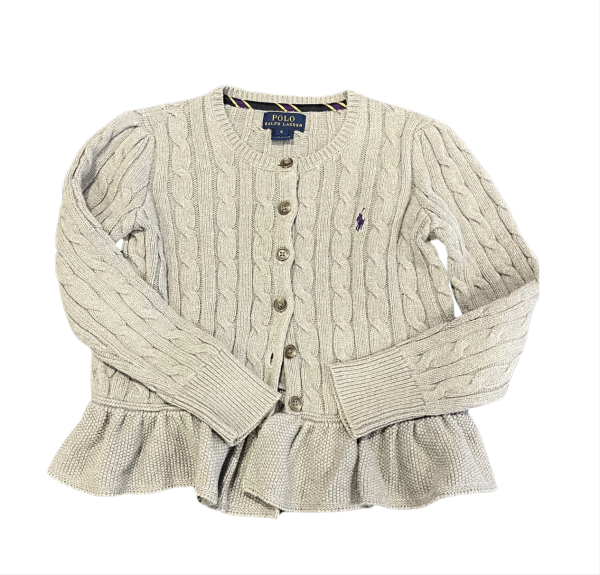 Ralph Lauren Gri Hırka 6 yaş kazak yılbaşı