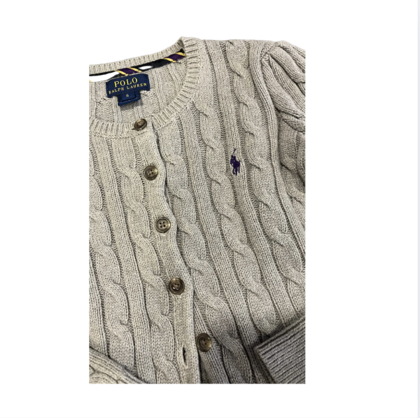 Ralph Lauren Gri Hırka 6 yaş kazak yılbaşı