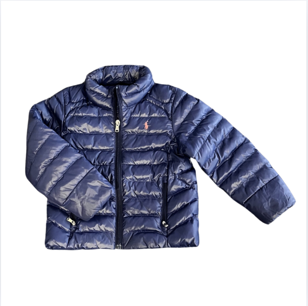 Ralph Lauren Mavi Puffer Mont 4 yaş