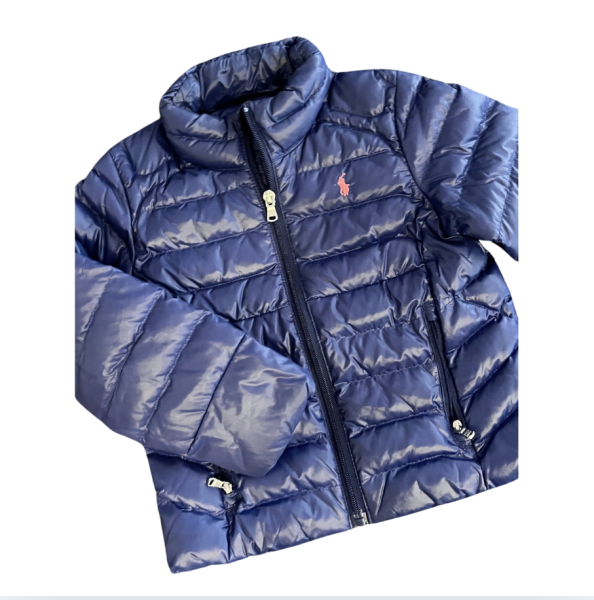 Ralph Lauren Mavi Puffer Mont 4 yaş