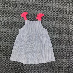 Zara Pembe Askılı Çizgili Elbise 12-18 ay
