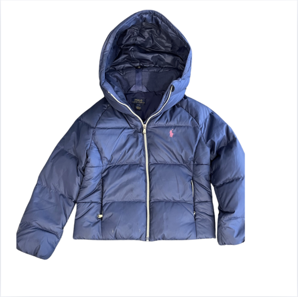 Ralph Lauren Mavi Puffer Mont 7 yaş