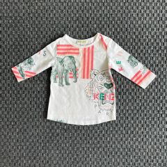Kenzo Beyaz Pembe Tshirt 6 ay