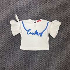 GB Baby Mavi Lucky Yazılı tshirt 6 - 9 ay