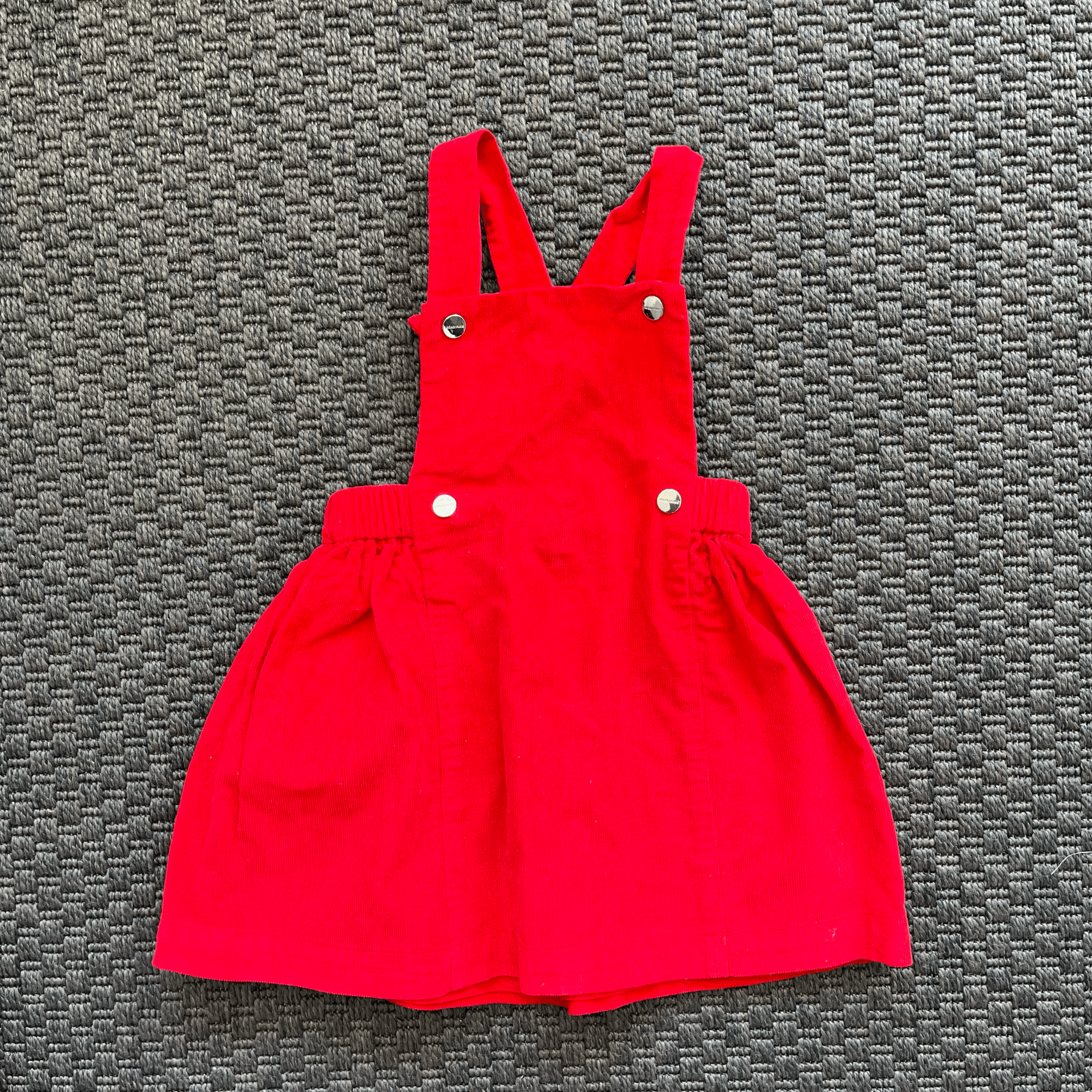 Jacadi Kırmızı Kadife Elbise 24 ay 88 cm yılbaşı