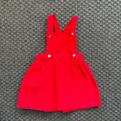 Jacadi Kırmızı Kadife Elbise 24 ay 88 cm yılbaşı