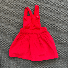 Jacadi Kırmızı Kadife Elbise 24 ay 88 cm yılbaşı