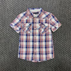 Tommy Hilfiger Kırmızı Lacivert Gömlek 6 yaş