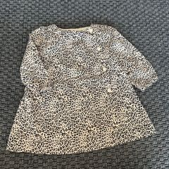 Gap Leopar Desenli Elbise  6-12 ay