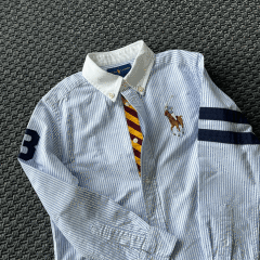 Ralph Lauren Çizgili Gömlek 7 yaş