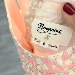 Bon Point Pembe Gold Simli Elbise 6 yaş