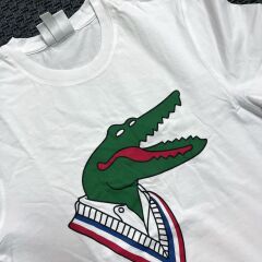 Lacoste Timsah Desenli Tshirt 15-16 yaş