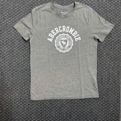 Abercrombie Yazılı Gri Beyaz Tshirt 13-14 yaş