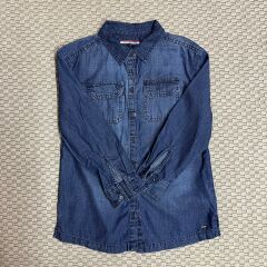 Tommy Hilfiger Lacivert Gömlek 6-7 yaş