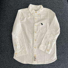 Abercrombie Beyaz Gömlek 5 6 yaş yılbaşı