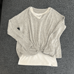 Abercrombie İçi T-shirt Gri Kazak 7 8 yaş