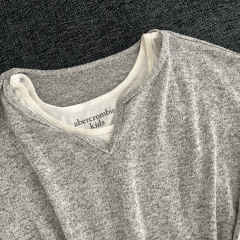 Abercrombie İçi T-shirt Gri Kazak 7 8 yaş