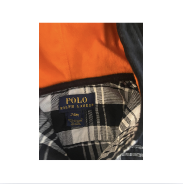 Ralph Lauren Kapüşonlu gömlek 24 ay