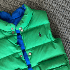 Ralph Lauren Çift taraflı kullanılabilen Puffer yelek 5 yaş