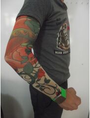 Tattoo Sleeves Giyilebilir Kol dövme Çorap Dövme 2 Adet