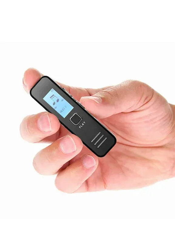 Metal Kasa 32 Gb Dijital Ekranlı Ses Kaydedici Kulaklıklı Mini Ses Kayıt Cihazı Kristal Mikrofonlu KB60