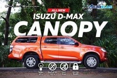 Isuzu D-max Camlı Kabin, Aeroklas Yukarı Açılır Yan Camlı