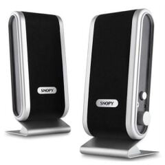 SNOPY SN-820 2.0 SİYAH/GÜMÜŞ LCD İNCE TASARIM USB SPEAKER