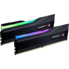 GSKILL TRİDENT Z5 RGB SİYAH DDR5-5200MHZ CL36 32GB (2X16GB) DUAL (36-36-36-83) 1.2V F5-5200J3636C16GX2-TZ5RK MASAÜSTÜ RAM