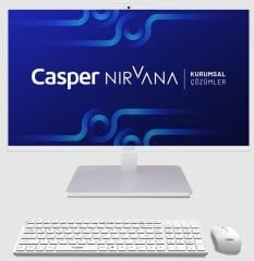 CASPER NIRVANA ONE A900 İ5-13420H/32GB/1TB/DOS/23.8'' DOKUNMATİK AİO PC BEYAZ A90.1342-DQ00X-V-B