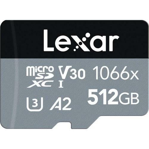Lexar 512 GB Professional 1066X Uhs-I U3 V30 A2 Microsdxc Hafıza Kartı + Sd Adaptör