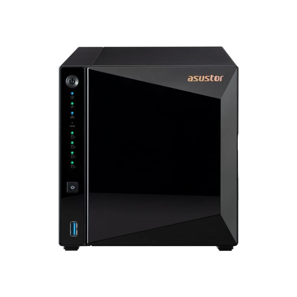 Asustor AS3304T Realtek RTD1296 4 Yuvalı(4X18TB DESTEĞİ) 2GB DDR4 2.5 GBE X 1 USB 3.2 X 3 P/N:90IX01L0-BW3S00 NAS Cihazı