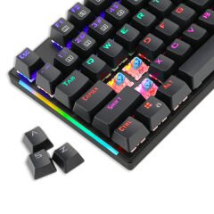 T-Dagger Naxos T-TGK310 Kablolu Q TR Rainbow RGB Mekanik Gaming Klavye