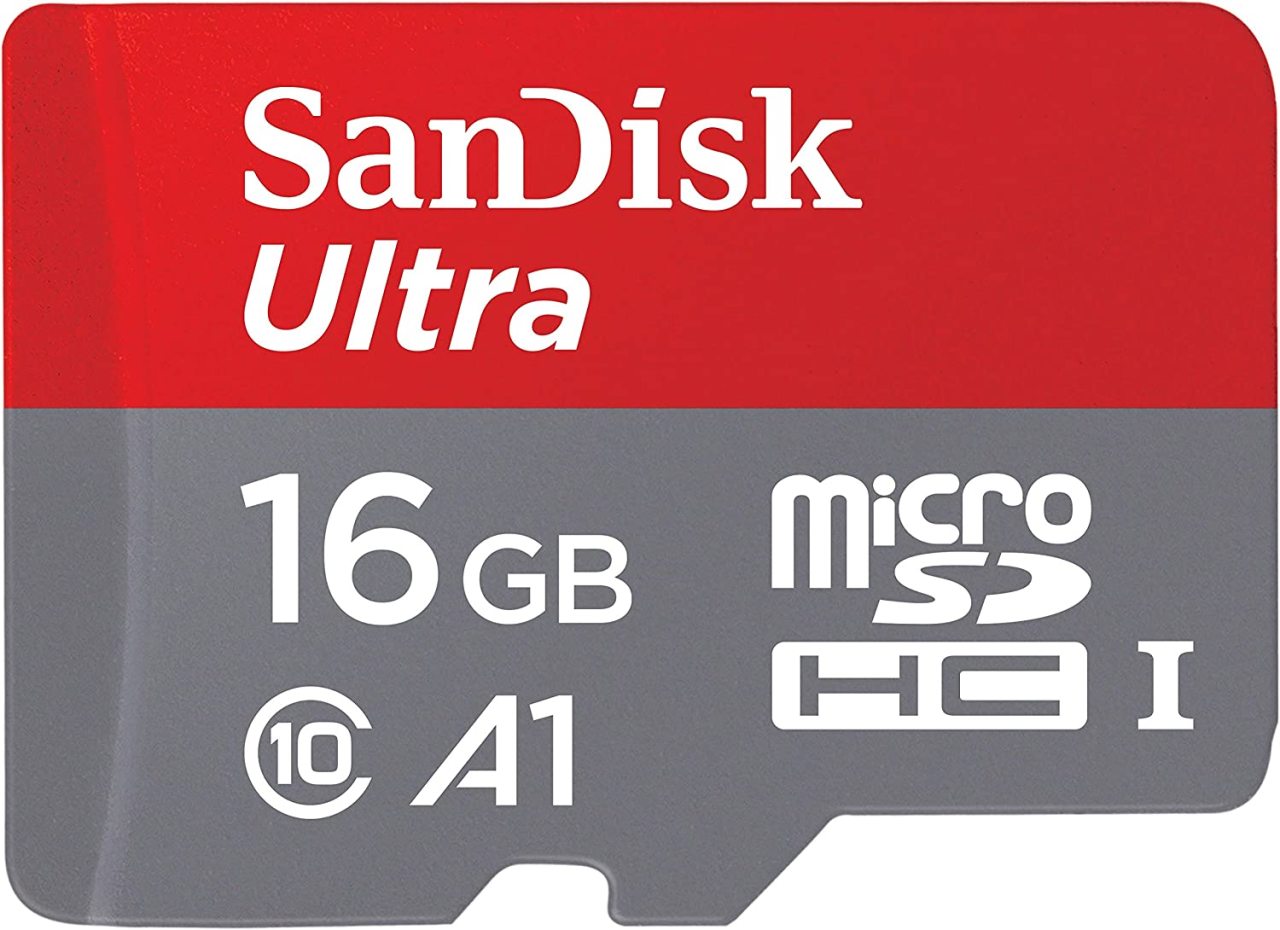 SANDISK SDSQUAR-016G-GN6MN 16GB SDHC 98MB Class 10 Micro SD