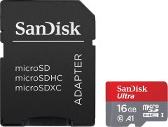 SANDISK SDSQUAR-016G-GN6MN 16GB SDHC 98MB Class 10 Micro SD